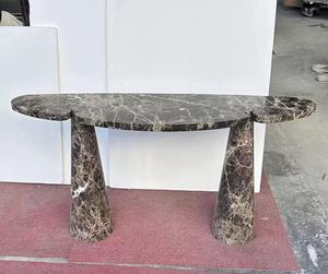 Table <span class=keywords><strong>console</strong></span> d'<span class=keywords><strong>entrée</strong></span> mobile en marbre naturel, design nordique, étagère <span class=keywords><strong>murale</strong></span> de rangement, luxe léger, écologique, pour salon et maison - Product Image 4