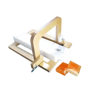 Small soap bar cutter/bar soap cutting machine/manual hand soap slab cutter