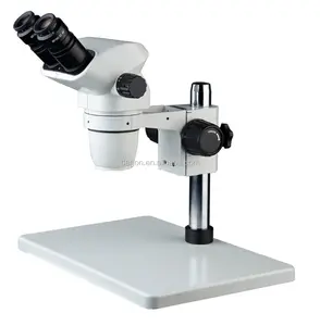 Microscope 7X-45X Zoom Electronic Repair PCB Inspection Bearing Boom Stand Stereo Trinocular Microscope