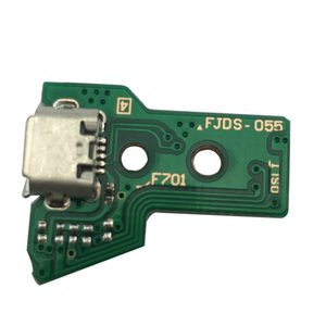 Pala de circuito para controle de <span class=keywords><strong>ps4</strong></span>, entrada de carregamento com led, JDS-055 usb para substituição de linha e conector pcb - Product Image 3