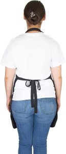 Mantella Professionale per Taglio Capelli con Fori per le Braccia, in Poliestere Nero, per Salone o Uso Domestico - Product Image 6