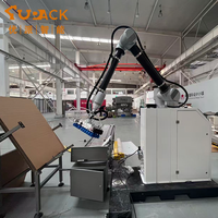 Sistema Paletizador Robótico Móvil Sin Barreras con Motor PLC y Caja de Cambios para Despliegue Flexible, Fácil Programación, Capacidad de 7-13 Cajas/min