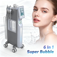 2026 6-in-1 Smart Dermabrasion Gesichtsstraffung Anti-Aging-Pflege Hautverjüngung Gesichtsreinigung Super Bubble Schönheitsgerät