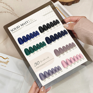 Easywell – Nouveauté ! 30 autocollants pour ongles en gel acrylique souple, de haute qualité, courts, ovales, ronds, solides, à presser – Spécial <span class=keywords><strong>Halloween</strong></span> - Product Image 3