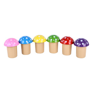 Molino de Hierbas de Plástico con Forma de Hongo, Colorido y Económico, de 60 mm y 3 Capas, con Almacenamiento para Accesorios de Tienda de Tabaco - Product Image 2