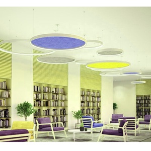 Phổ biến nhất Acoustic Bảng điều chỉnh Ultra Slim Tiếng Ồn Giảm LC4080-740 <span class=keywords><strong>LED</strong></span> Halo Vòng tròn ánh sáng cho văn phòng - Product Image 5