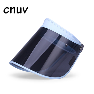 Personalizado Verano de plástico sombrero de sol duro claro deportes al aire libre casquillo del visera de sol - Product Image 3