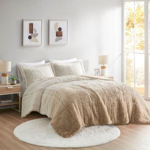 DB Ombre Shaggy longue fourrure couette Super King/Super King Floral/dessin animé imprimé coton maison mariage hôtel hôpital noël - Product Image 1