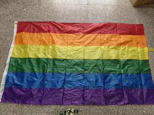 Drapeau arc-en-ciel de la fierté gay, lesbienne et bisexuelle, 3x5 pieds, en polyester, vente en gros du fabricant - Product Image 5