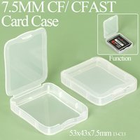 Чехол для карт памяти YUZMEI из пластика, прозрачный, для SD, TF, CF, XQD, Compact Flash, защитный чехол для карт, мини-держатель для MicroSDXC, чехол для карт.