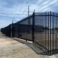 Valla de Acero Antiescalada, Resistente a la Corrosión, Fácil de Montar, Estilo Europeo, Alta Seguridad, Suministro de Fábrica al por Mayor