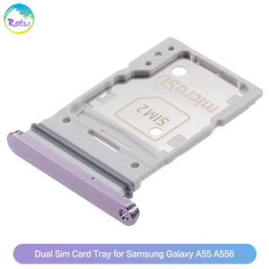Repuesto de Bandeja para <span class=keywords><strong>Tarjeta</strong></span> SIM Dual para Teléfono Celular, Soporte para Ranura de <span class=keywords><strong>Tarjeta</strong></span> SIM, Pieza de Repuesto para Samsung Galaxy A55 A556 - Product Image 5