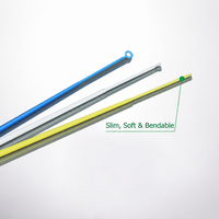 Anneaux d'inoculation jetables stériles en PP avec aiguille, 1 µL, 10 µL, bleu, blanc, jaune, en plastique, pour laboratoire de microbiologie et culture