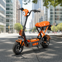 Vente directe d'usine, scooter électrique pas cher à 2 roues, vélo électrique avec pneus à vide de 14 pouces, 2 places, 48V 350W, vélo de ville électrique pour adultes