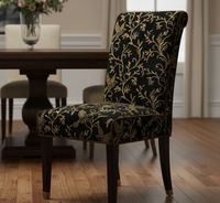 Tissu d'ameublement orné motif oiseau doré, vendu au mètre, textile imprimé décoratif inspiré de la nature pour chaise de salle à manger et banc