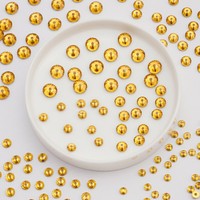 Cuentas de diamante de imitación de resina epoxi de topacio Colorado claro de 5 mm, cálidas, con orificio central y parte trasera plana, para coser, colgante deslizante, accesorios de joyería