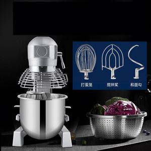Commercial Dough Mixer 10-30L Spiral Food Grade Stainless Steel Portable Bakery Mixer for Wheat <b>Corn</b> Milk - Product Image 4