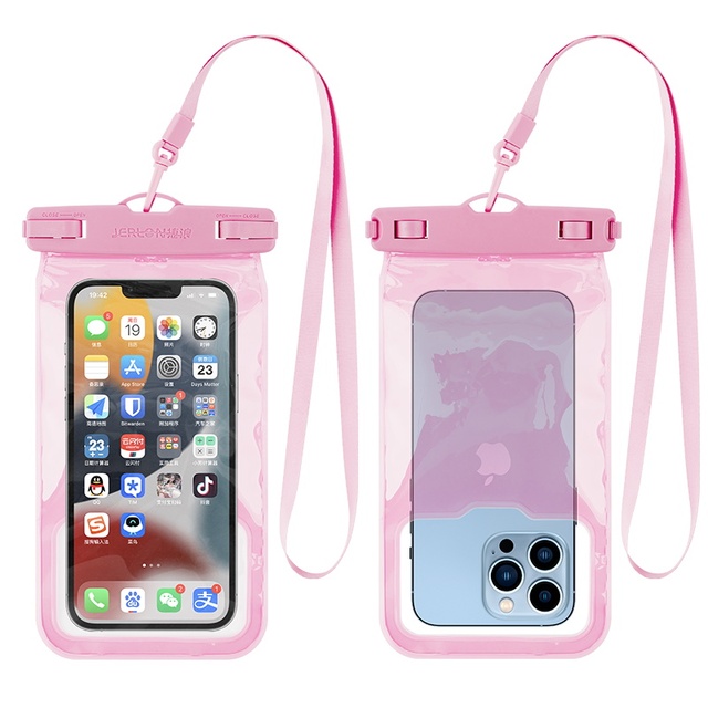 Universal Waterproof Mobile Phone Dry Bag Underwater TPU Floating Waterproof Phone Case Diving Boating for Swimming Camping
