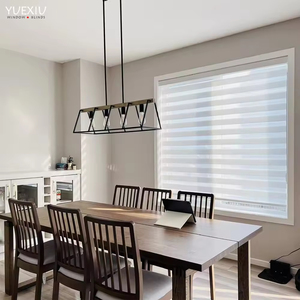 Phong cách hiện đại persianas ngựa vằn ajustables de da Y noche một bajo precio điện <span class=keywords><strong>Zebra</strong></span> rèm với mô hình - Product Image 5