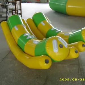 Murah Musim Panas Permainan Inflatable Air Jungkat-jungkit Mainan Inflatable Totter Jungkat-jungkit Mainan