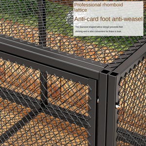 Nhà Máy Trực Tiếp Lớn Trong Nhà Kim Loại Gà Lồng Nút Mô Hình Rắn Thiết Kế Cho Hộ Gia Đình Chăn Nuôi Gà Hộp Chim Bồ Câu Bao Bì - Product Image 4