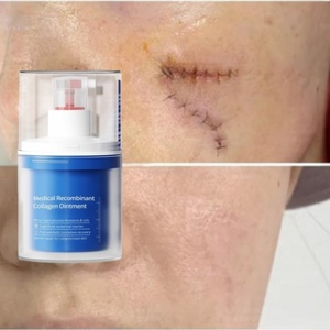 <span class=keywords><strong>Pommade</strong></span> au collagène humain recombinant de type III de qualité médicale 50g – Baume facial réparateur pour les dommages cutanés et la cicatrisation des plaies après les interventions chirurgicales – Renforce la barrière cutanée - Product Image 2