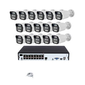 Top bán 2MP màu tầm nhìn ban đêm PoE IP Camera 2way nói chuyện 4CH 8CH NVR <span class=keywords><strong>Kit</strong></span> an ninh CCTV hệ thống nhà máy Wifi Hệ thống camera - Product Image 1