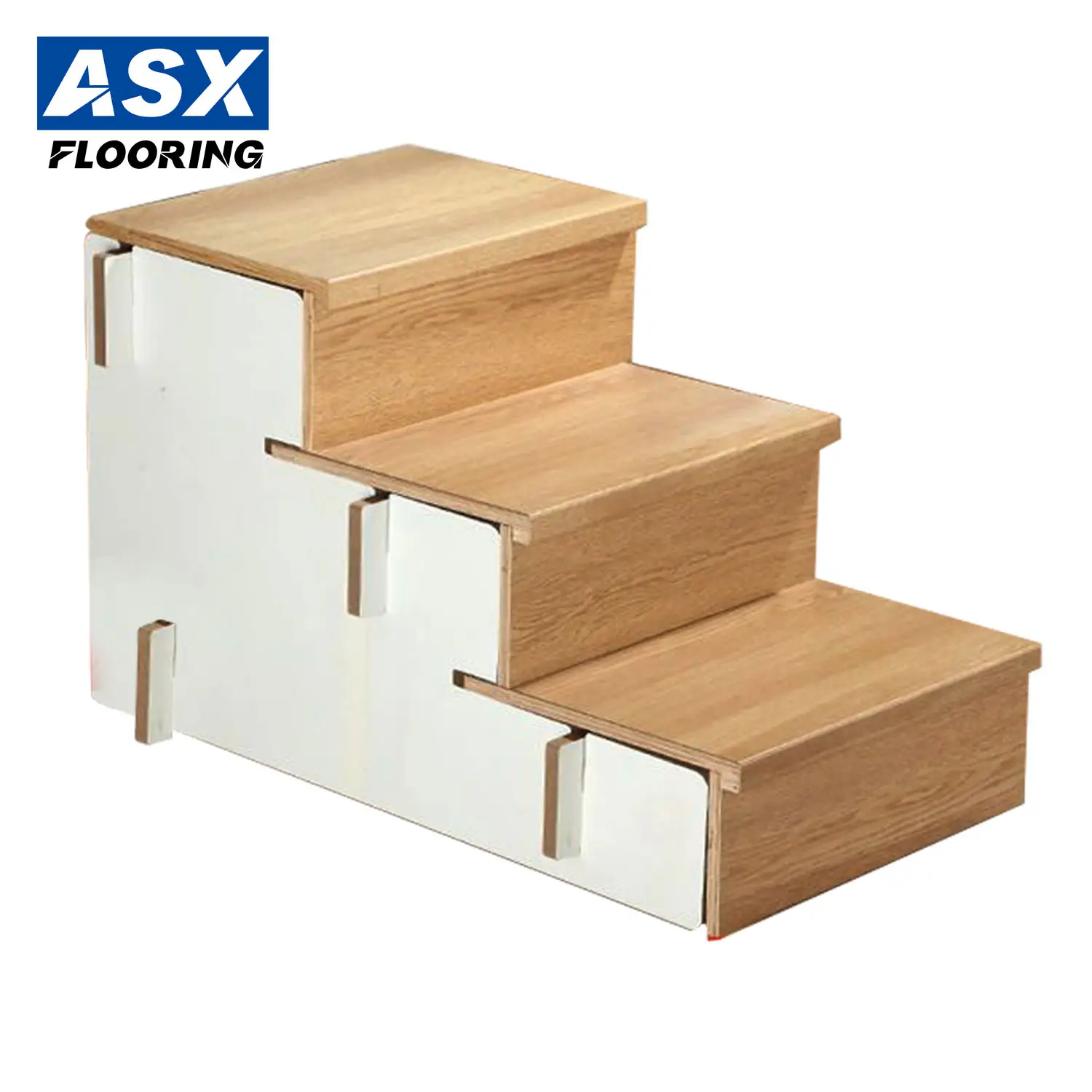 Distributore vendita calda naso copertura del battistrada per scale antiscivolo grigio gradini per scale in legno impermeabile