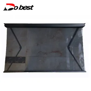 Bus front windshield electrical rolling sunshade