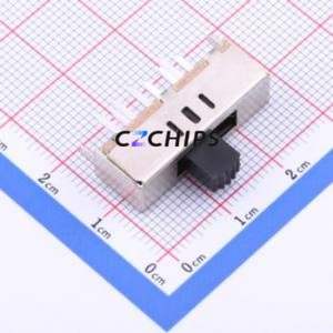 SS-23F07-G060 Slide Switch Through hole Component (THT) Switch Double Pole Double Throw Rectangle Pin Header PC Pin 25mm - Product Image 1