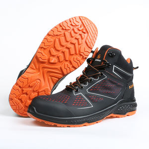 Fabricante de zapatos de seguridad personalizados de fábrica para los hombres de punta de acero de cuero antideslizante impermeable resistente a puñaladas S3 al por mayor - Product Image 3