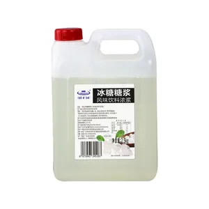 Halal 2.5KG sirop de sucre gemme bulle thé au lait boutique mélanges matière première thé aux fruits boisson jus sirop spécial