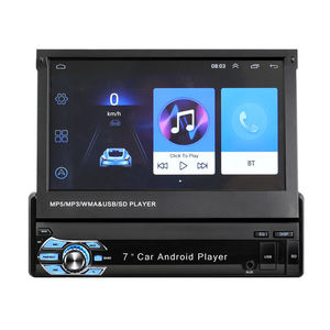 TOPSOURCE-Lecteur MP5 Android pour voiture, navigation GPS intégrée, prise en charge par USB/TF/FM, modèle 9601A, 7 pouces 1 DIN - Product Image 1