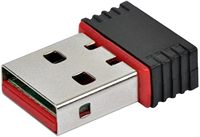 Adaptateur réseau sans fil AIsmartlink Mini 802.11n standard 150M, câble numérique 3,5 mm noir USB 2.0, compatible Raspberry Pi, sans pilote