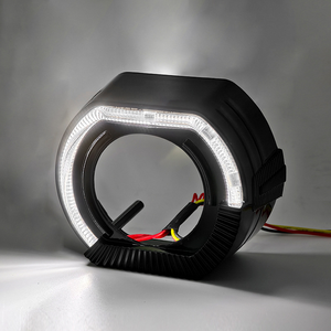 Đèn viền LED Angel Eye Halo 2.5 inch 3 inch màu trắng, chụp đèn <span class=keywords><strong>Projector</strong></span>, đèn chiếu sáng ban ngày DRL 12V, trang trí đèn pha ô tô - Product Image 2