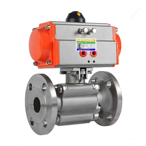 Venta de Liquidación COVNA B2B, Válvula de Bola Neumática de Acero Inoxidable de 2 Vías con Conexión Bridada de PTFE - Product Image 2