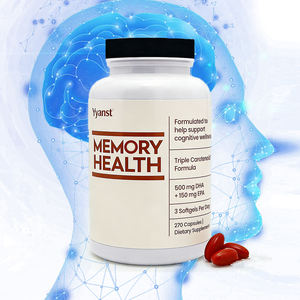 Cápsulas blandas de alta calidad de marca privada con EPA, DHA y VITAMINA E que mejoran la concentración cerebral y apoyan el bienestar cognitivo. - Product Image 1