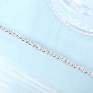 All Fashions Simplicity 1.8mm Round Moissanite Dazzling SS Jewelry <b>Bracelets</b> & Bangles Stylish Fashion Accessory - Product Image 3