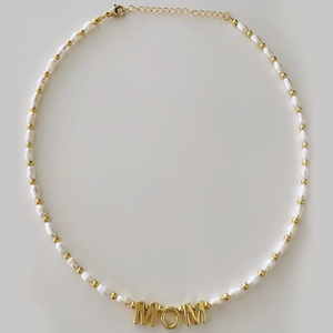 Go2boho accessori <span class=keywords><strong>di</strong></span> Design 2024 lunghi per la festa della mamma <span class=keywords><strong>perle</strong></span> <span class=keywords><strong>finte</strong></span> alla moda con la mamma ciondolo collane per le donne regali eleganti per la mamma - Product Image 5