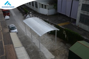 <span class=keywords><strong>2</strong></span>-Garage de voiture préfabriqué Aluminium Aluminium <span class=keywords><strong>Carport</strong></span> Pole 6X3m Préfabriqué RV Couverture Hangar Métal Allée Porte Auvent Nature Traité sous pression - Product Image 4