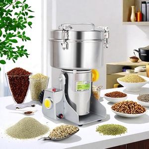 Moulin à farine électrique en acier inoxydable de 800 g de capacité, mini moulin à épices et herbes automatique - Product Image 1
