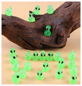 Figuras Decorativas 3D de <span class=keywords><strong>Cactus</strong></span> y Suculentas para Coche, Figuras Miniatura de Pato Alienígena de Dibujos Animados, Figuras Luminosas a Granel, Juego de Juguetes para Baño, Materiales de Arte - Product Image 6