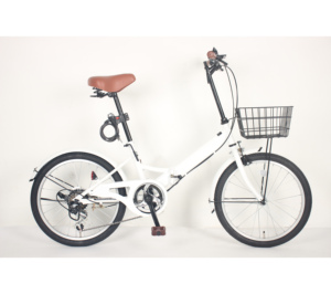 Vélo pliant 20 pouces en gros, léger, à vitesse variable, avec cadre en acier au carbone et système de frein à disque - Product Image 1
