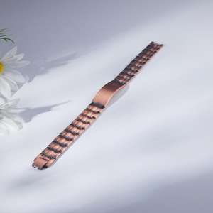 Iyi sağlık ve artrit hediye için biyomanyetizma Trendy tarzı ile erkekler için katı bakır Keitic enerji manyetik bilezik - Product Image 4