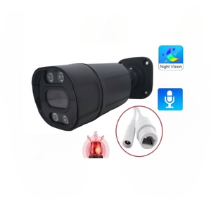 4百万ピクセルPOEフルカラーナイトビジョン双方向オーディオデュアルフラッシュアラームOVINFプロトコルネットワーク防犯カメラ - Product Image 1