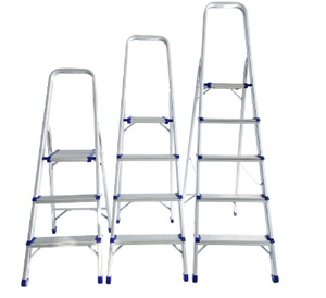 Scala Pieghevole Industriale Portatile in Alluminio <span class=keywords><strong>PULETE</strong></span> PLT-444 a 5 Gradini, Altezza Estesa 3,6 m, Conforme ANSI/OSHA, Alta Resistenza 150 kg - Product Image 6