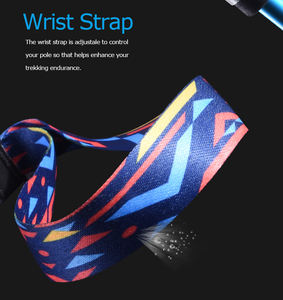 Palo <span class=keywords><strong>de</strong></span> Trekking plegable y ligero, palo <span class=keywords><strong>de</strong></span> fibra <span class=keywords><strong>de</strong></span> carbono para caminar - Product Image 3