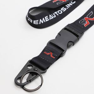 Custom Logo Breakaway Safety Buckle Polyester <b>Lanyard</b> <b>Car</b> Club Member Keychain <b>Lanyard</b> - Product Image 3