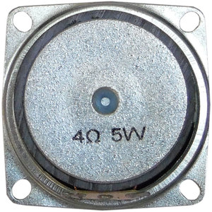 Altavoz Rojo de 5W y 4 Ohmios, 5x5x2.5cm, con Cono Negro para Proyectos de Audio - Product Image 3