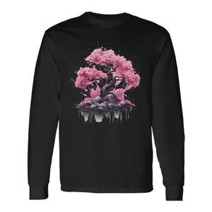 Camiseta de manga larga para amantes de los árboles de cerezo Sakura Japan Lover - Product Image 1